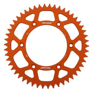 Rear ALU sprocket SUPERSPROX RAL-990:50-ORG orange 50T, 520