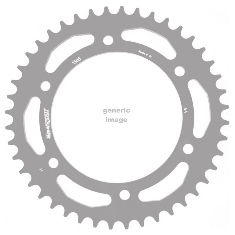Rear ALU sprocket SUPERSPROX black 50T, 520
