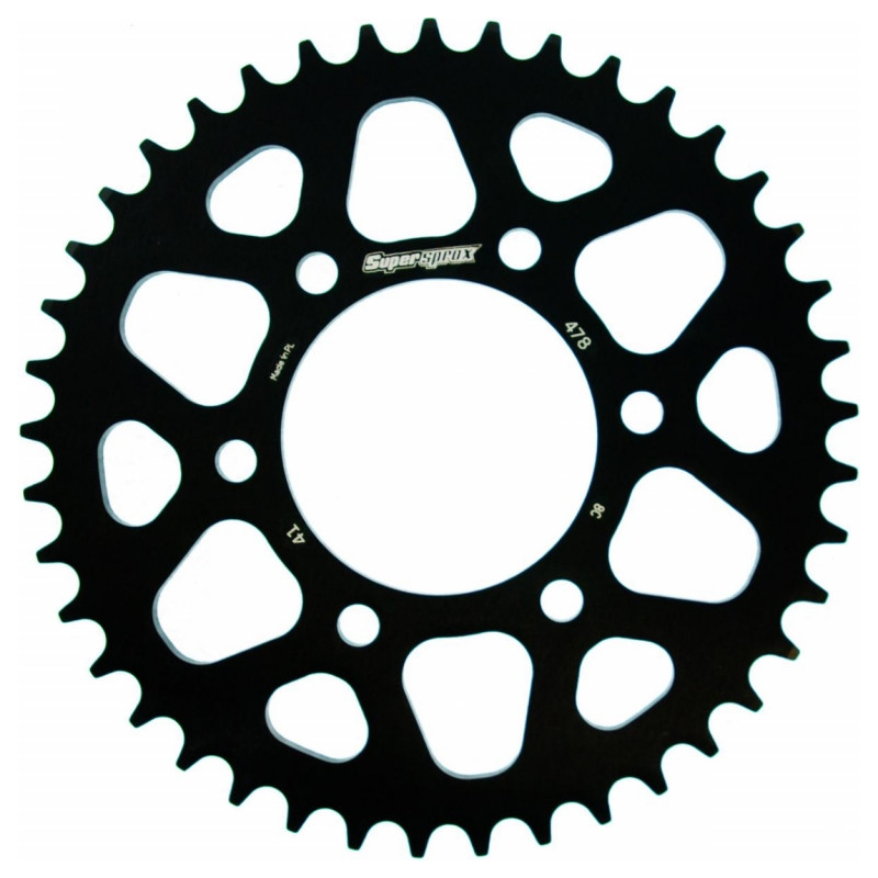 Rear ALU sprocket SUPERSPROX black 41T, 520