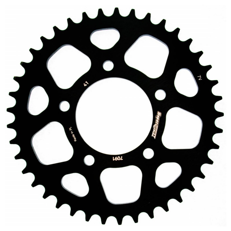 Rear ALU sprocket SUPERSPROX black 41T, 520