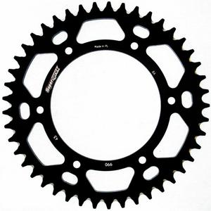 Rear ALU sprocket SUPERSPROX RAL-990:45-BLK black 45T, 520