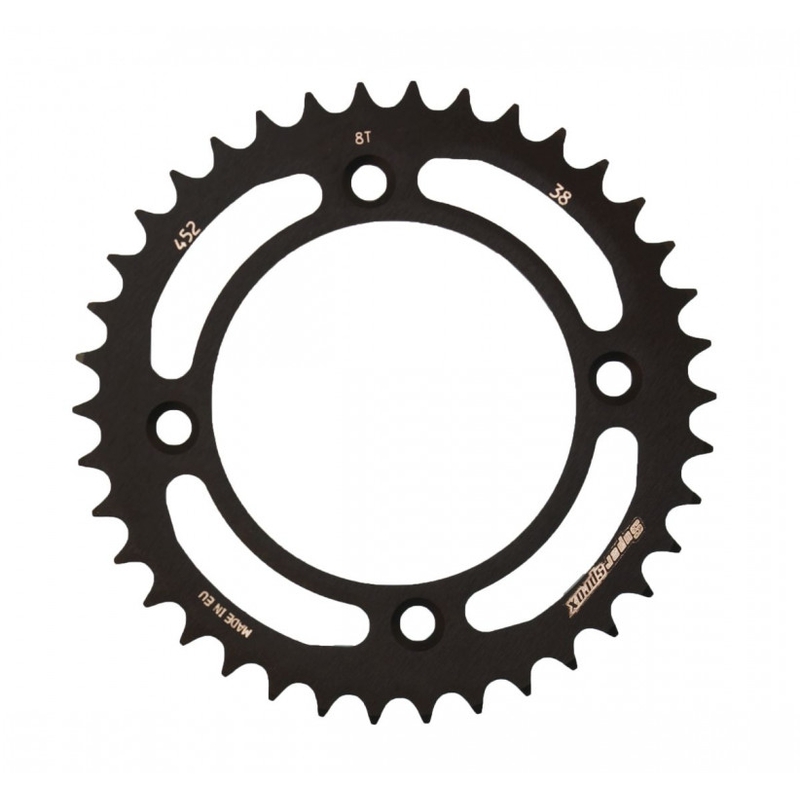 Rear ALU sprocket SUPERSPROX black 39T, 415
