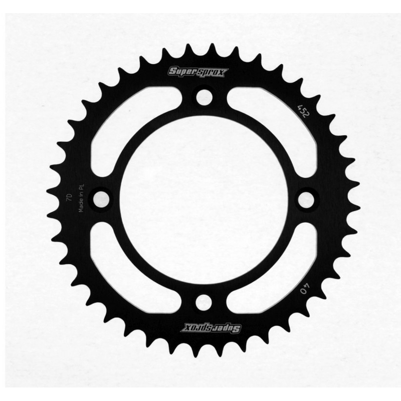 Rear ALU sprocket SUPERSPROX black 41T, 415