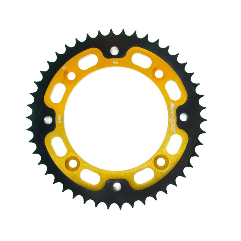 Rear sprocket SUPERSPROX STEALTH gold 46T, 428