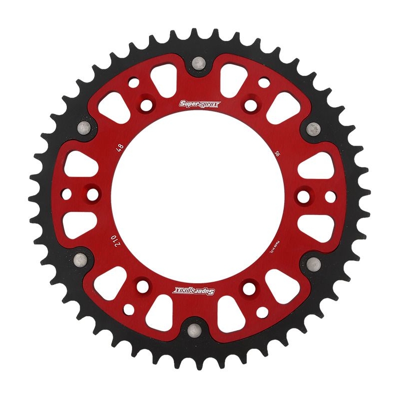Rear sprocket SUPERSPROX STEALTH red 48T, 520