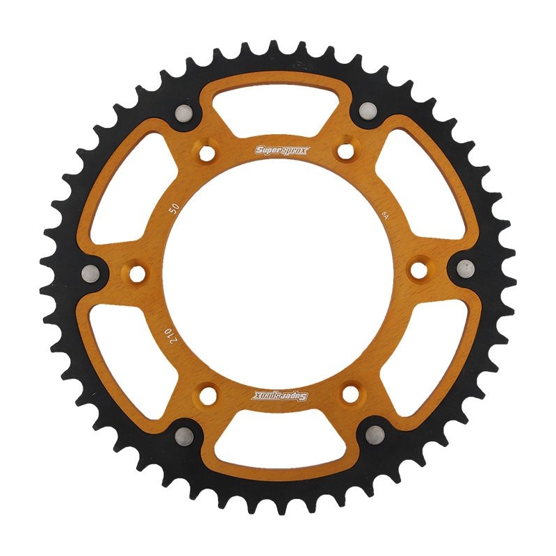 Rear sprocket SUPERSPROX STEALTH gold 50T, 520