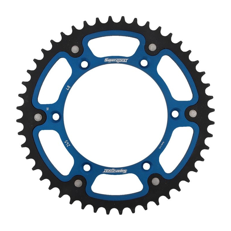 Rear sprocket SUPERSPROX STEALTH blue 48T, 520