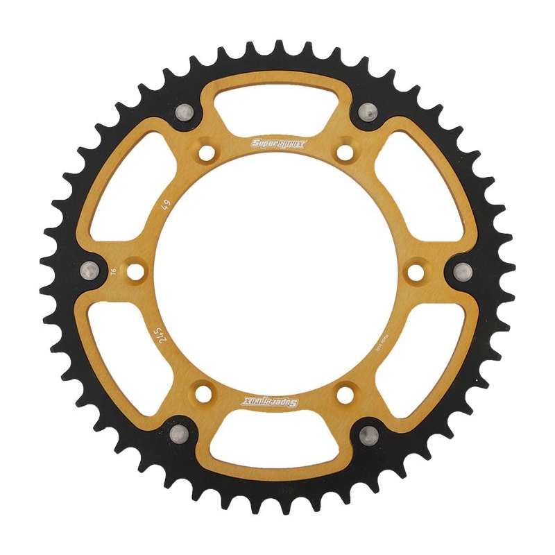 Rear sprocket SUPERSPROX STEALTH gold 49T, 520