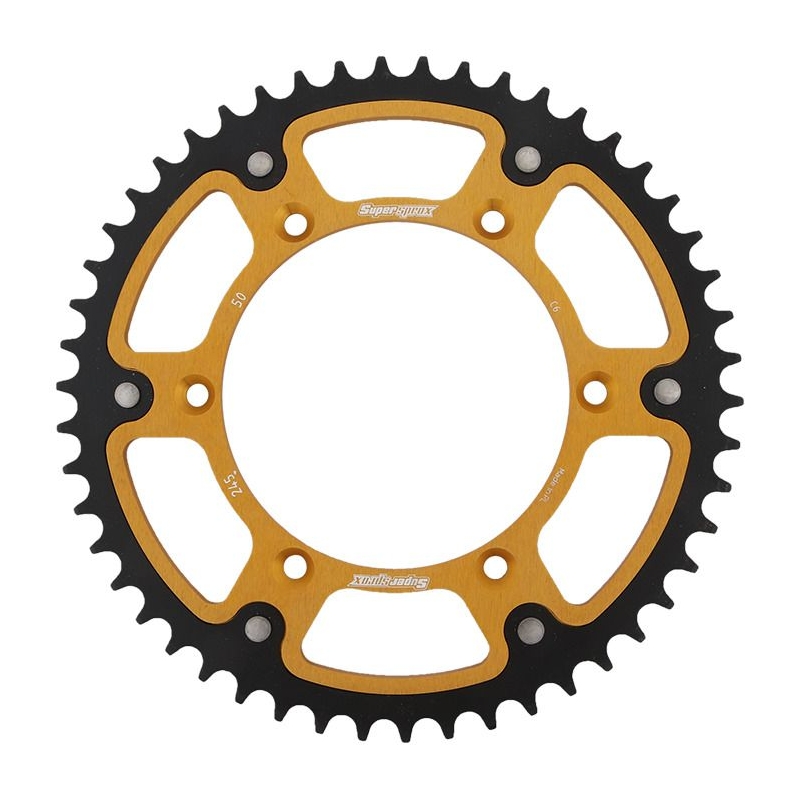 Rear sprocket SUPERSPROX STEALTH gold 50T, 520
