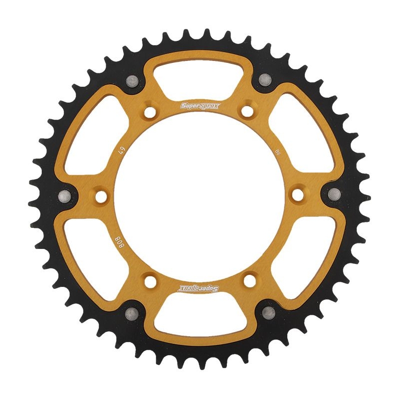 Rear sprocket SUPERSPROX STEALTH gold 49T, 520