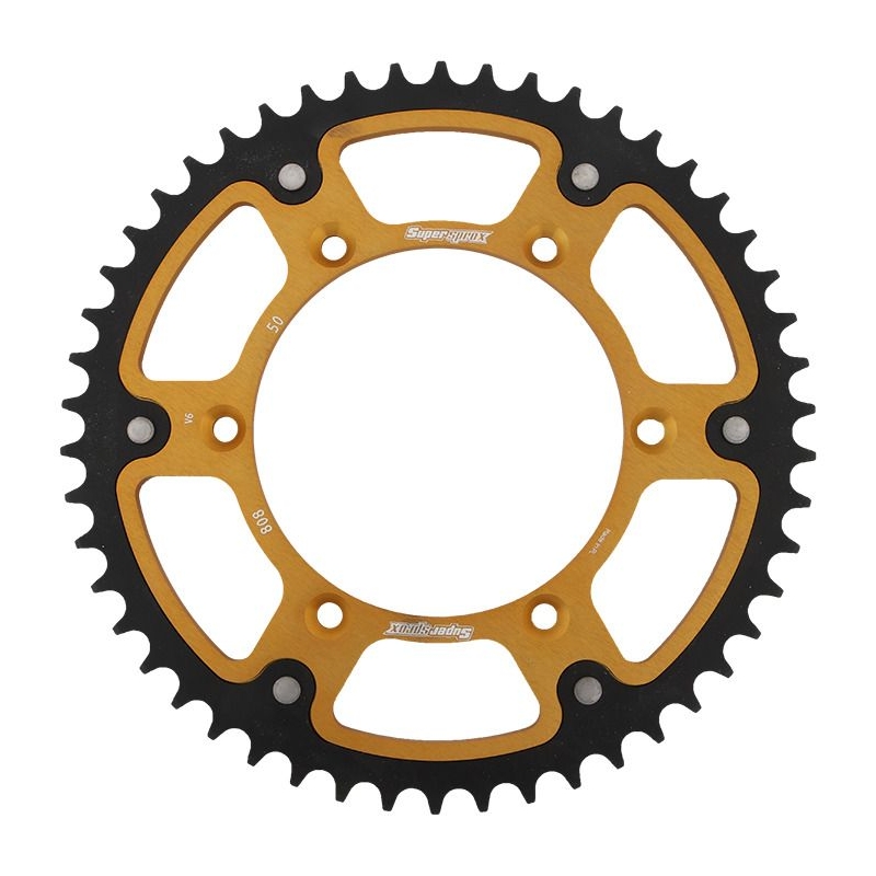 Rear sprocket SUPERSPROX STEALTH gold 50T, 520