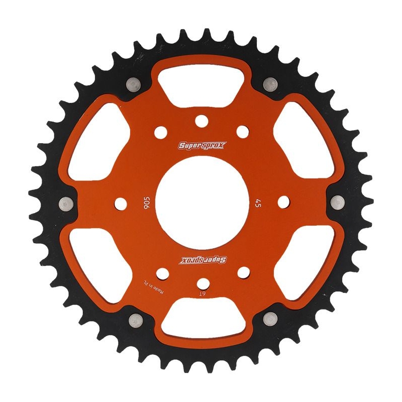 Rear sprocket SUPERSPROX STEALTH orange 45T, 520