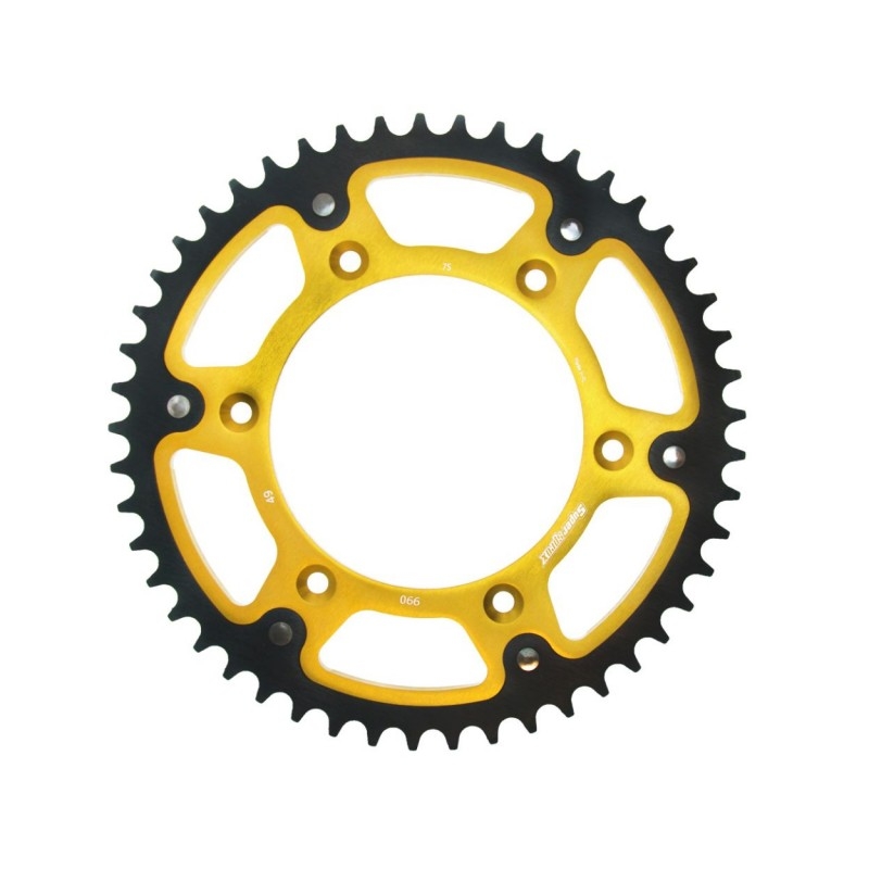 Rear sprocket SUPERSPROX STEALTH gold 49T, 520