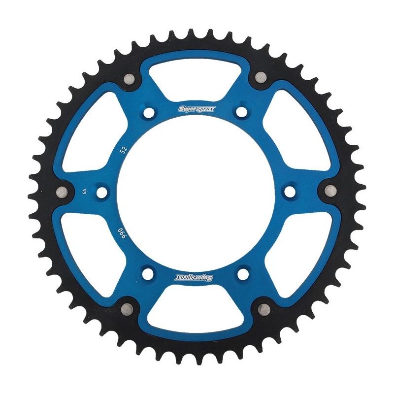 Rear sprocket SUPERSPROX STEALTH blue 52T, 520