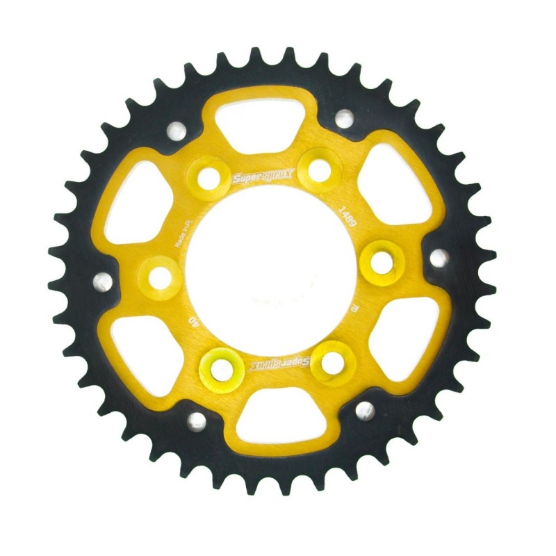 Rear sprocket SUPERSPROX STEALTH gold 40T, 525