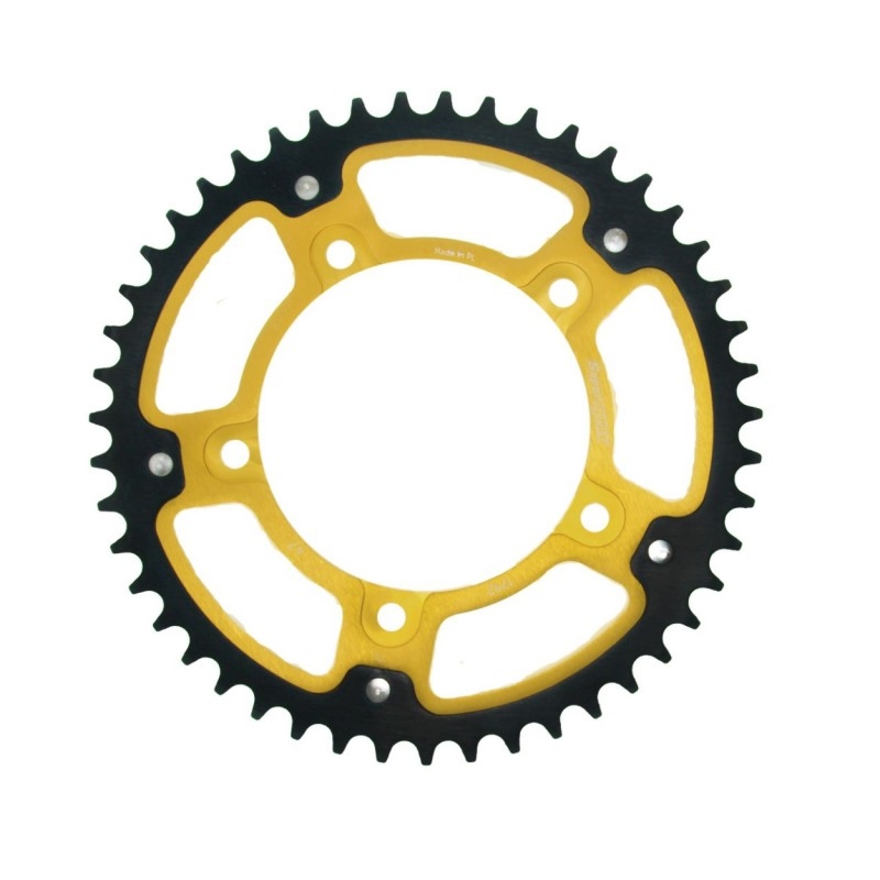 Rear sprocket SUPERSPROX STEALTH gold 47T, 525