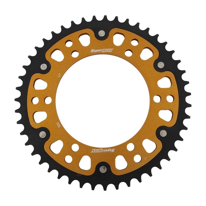 Rear sprocket SUPERSPROX STEALTH gold 47T, 525
