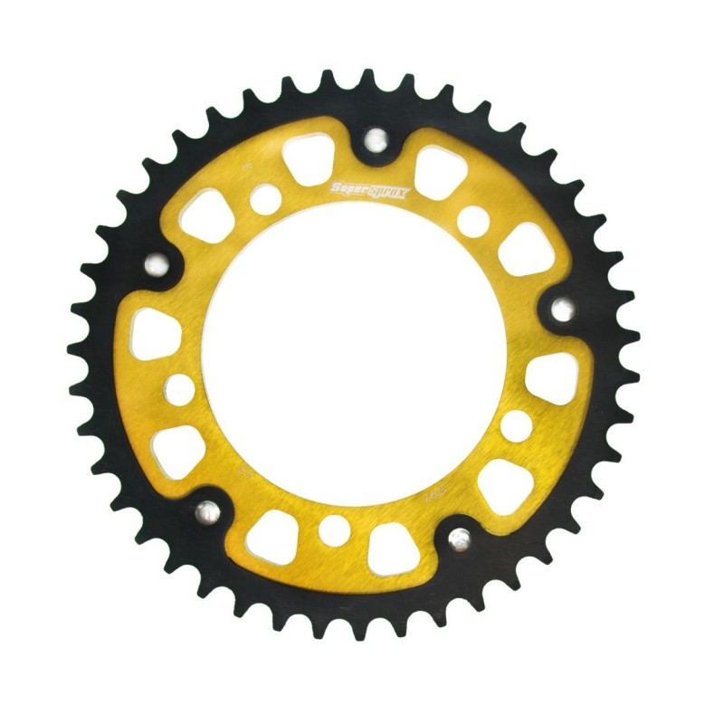 Rear sprocket SUPERSPROX STEALTH gold 43T, 530