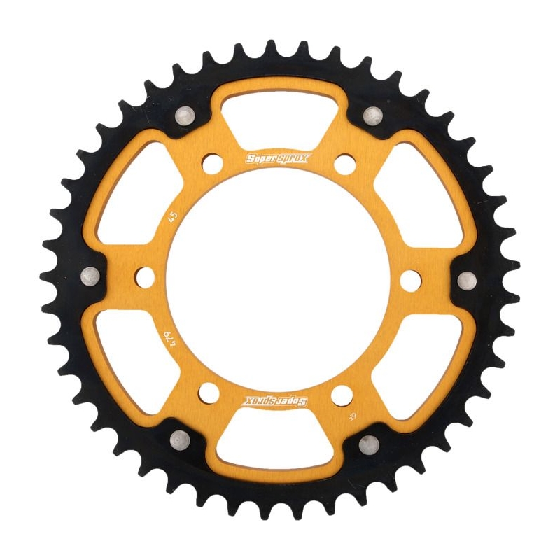 Rear sprocket SUPERSPROX STEALTH gold 45T, 530