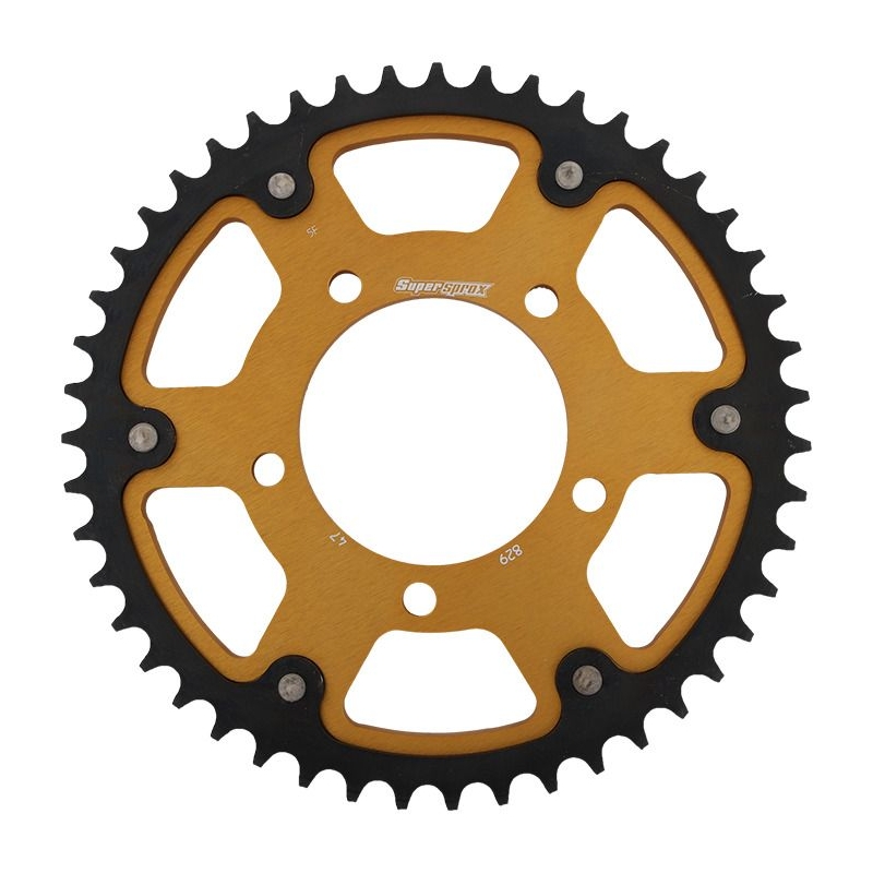Rear sprocket SUPERSPROX STEALTH gold 47T, 530