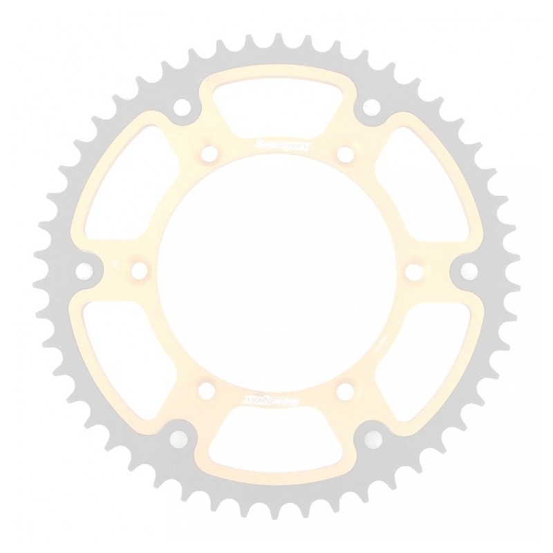 Rear sprocket SUPERSPROX STEALTH gold 46T, 520