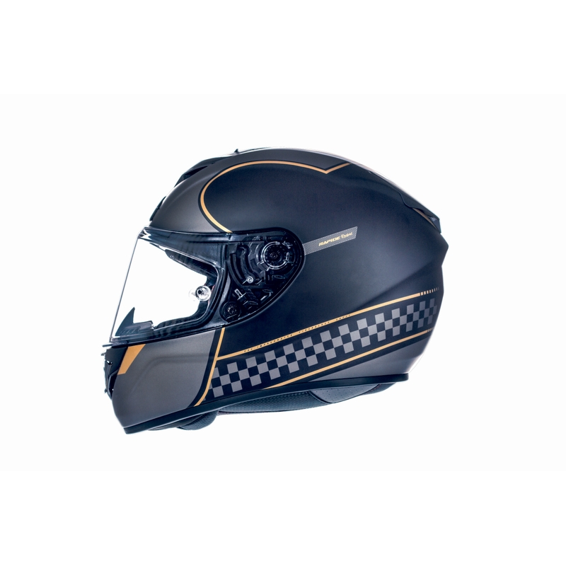 Integralny kask motocyklowy MT Rapide Revival czarny matowy