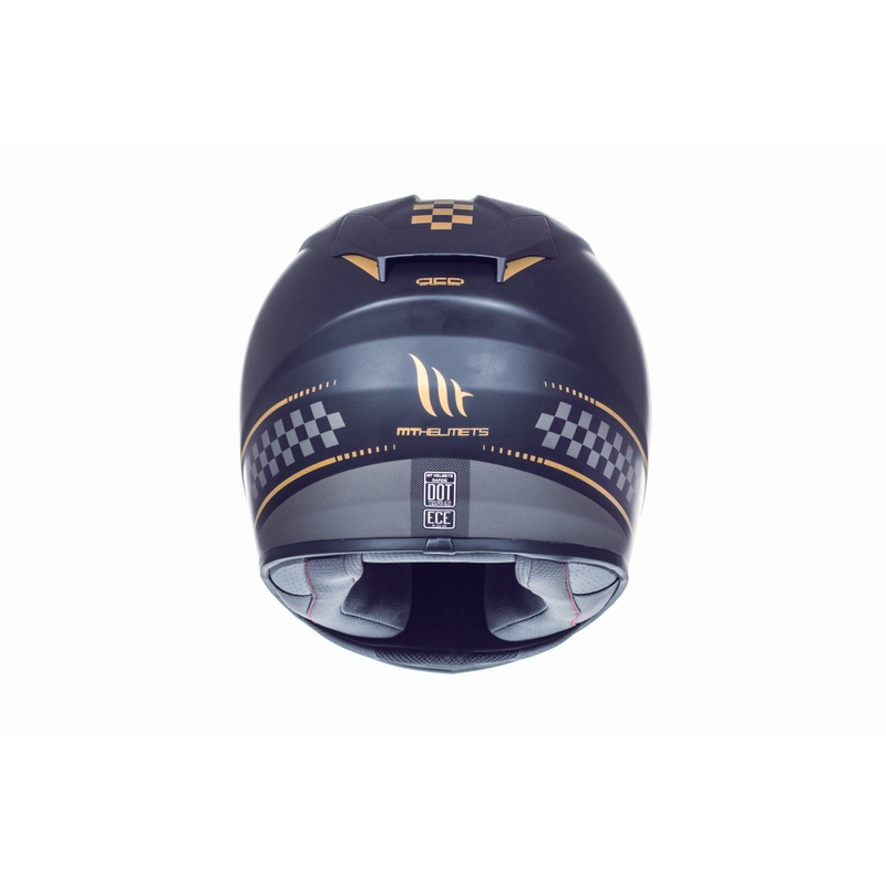 Integralny kask motocyklowy MT Rapide Revival czarny matowy