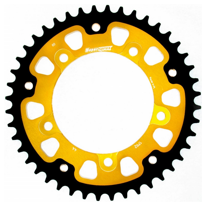Rear sprocket SUPERSPROX STEALTH gold 44T, 525