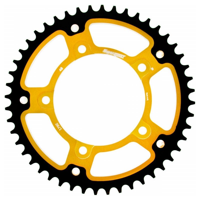 Rear sprocket SUPERSPROX STEALTH gold 48T, 525