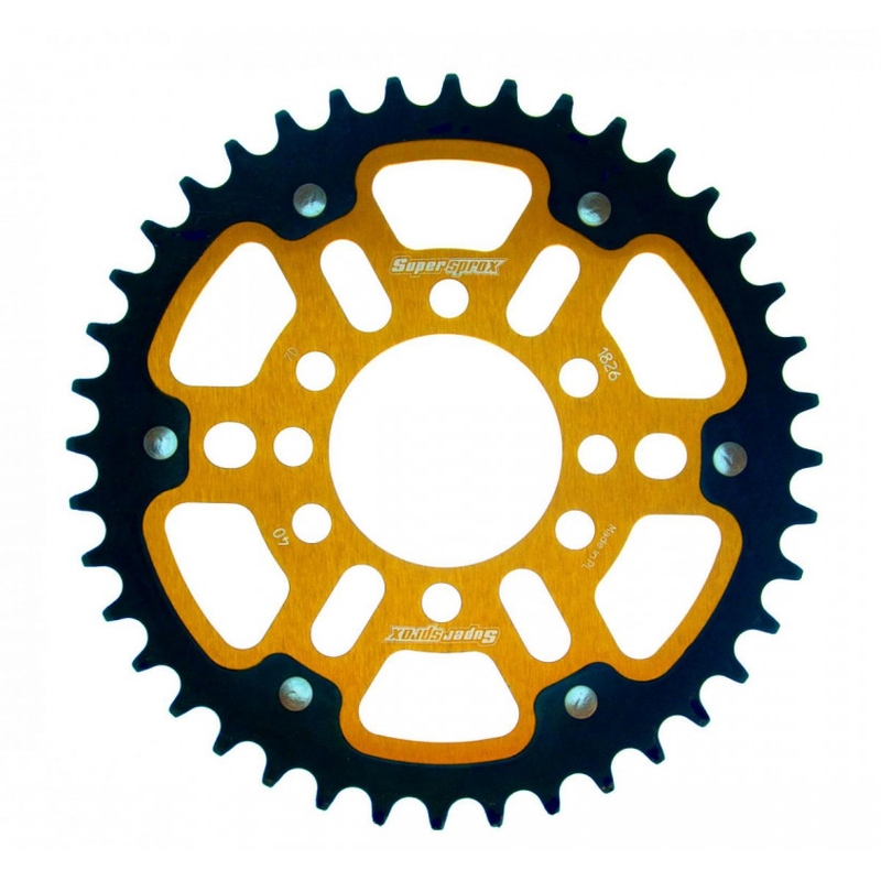 Rear sprocket SUPERSPROX STEALTH gold 40T, 520