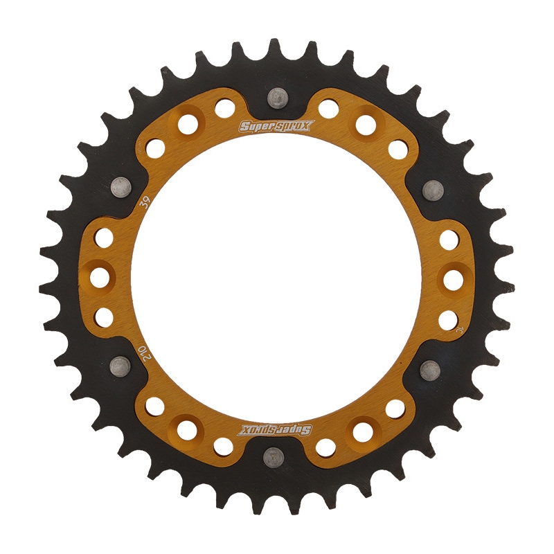 Rear sprocket SUPERSPROX STEALTH gold 39T, 520