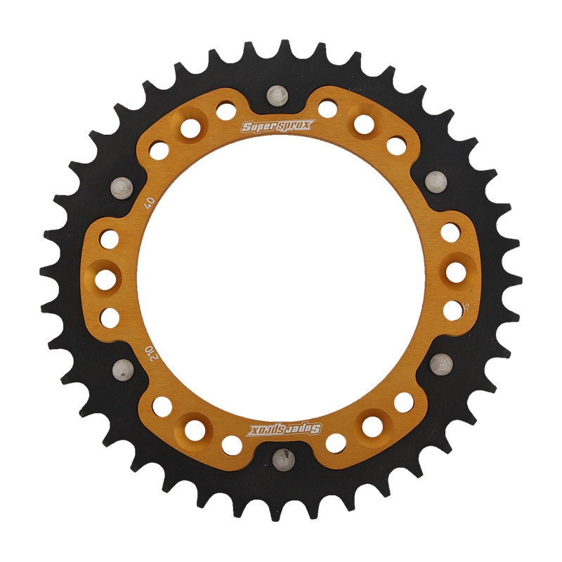Rear sprocket SUPERSPROX STEALTH gold 40T, 520