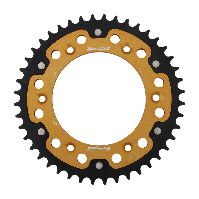 Rear sprocket SUPERSPROX STEALTH gold 44T, 520