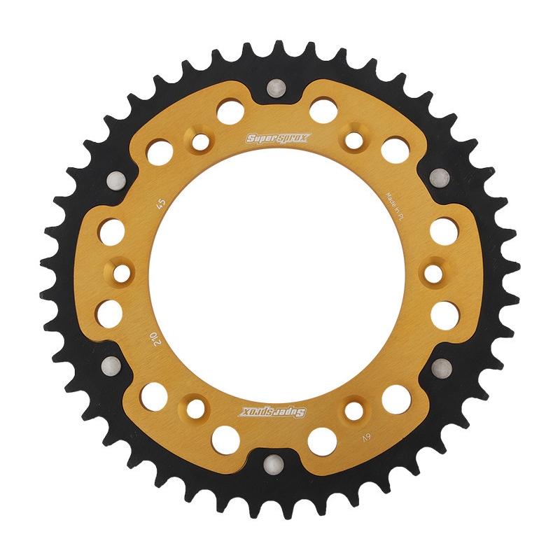 Rear sprocket SUPERSPROX STEALTH gold 45T, 520