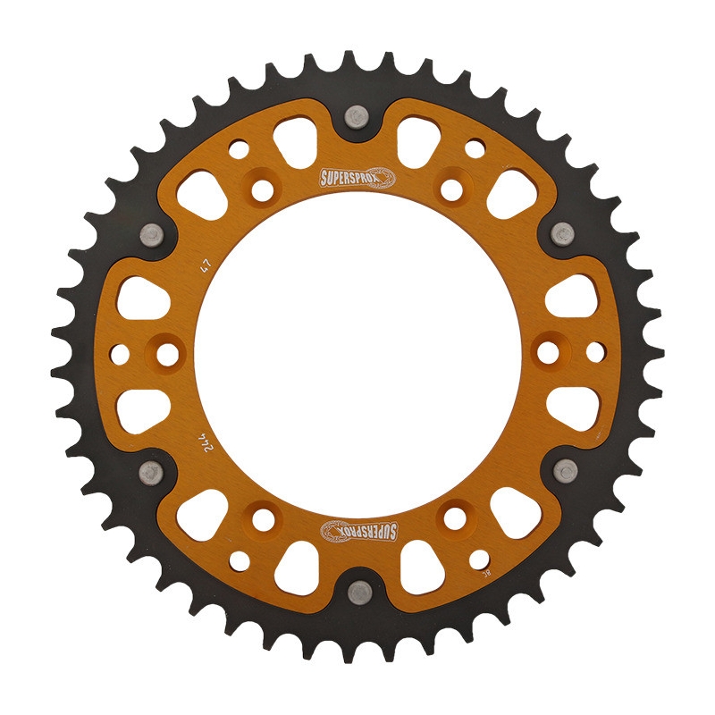Rear sprocket SUPERSPROX STEALTH gold 47T, 520