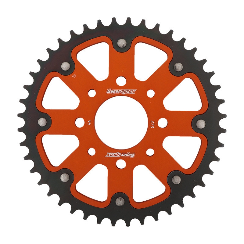 Rear sprocket SUPERSPROX STEALTH orange 44T, 520