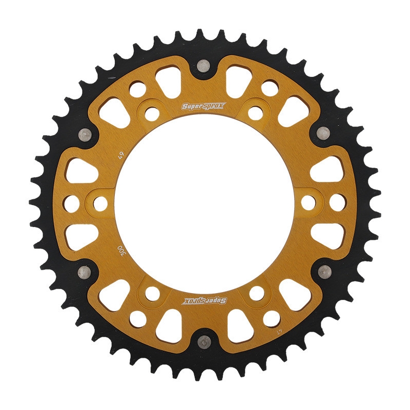 Rear sprocket SUPERSPROX STEALTH gold 49T, 525