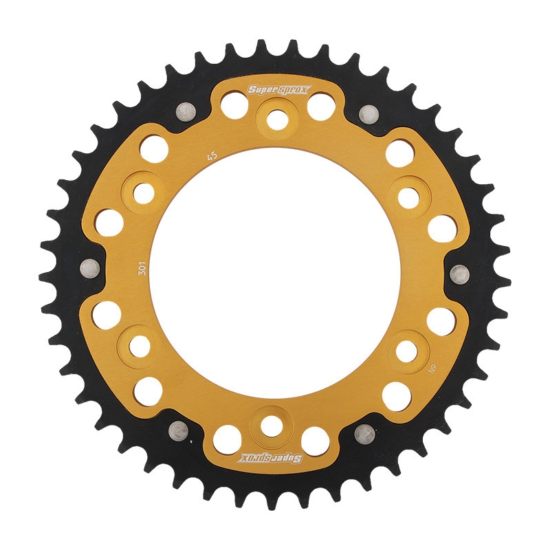 Rear sprocket SUPERSPROX STEALTH gold 45T, 520