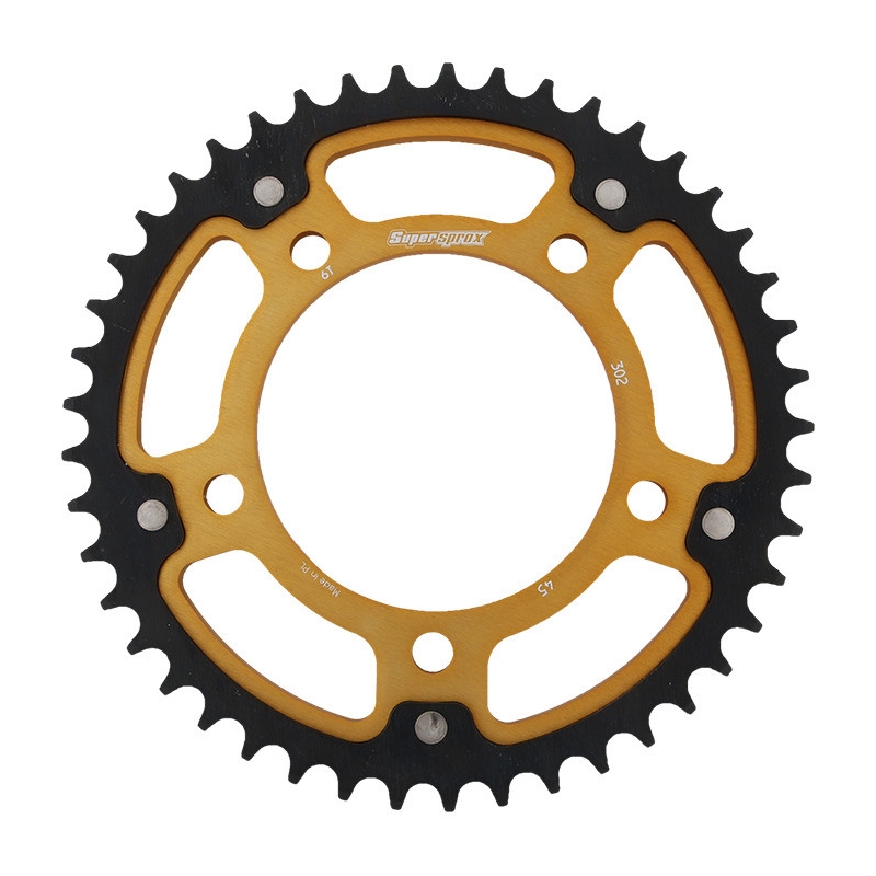 Rear sprocket SUPERSPROX STEALTH gold 45T, 530