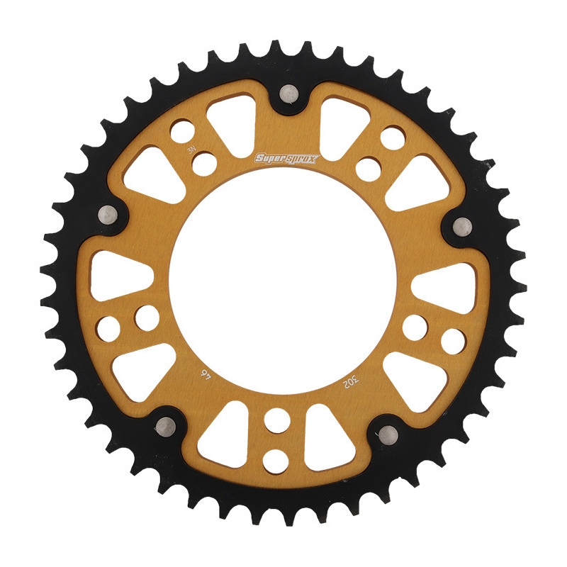 Rear sprocket SUPERSPROX STEALTH gold 46T, 530