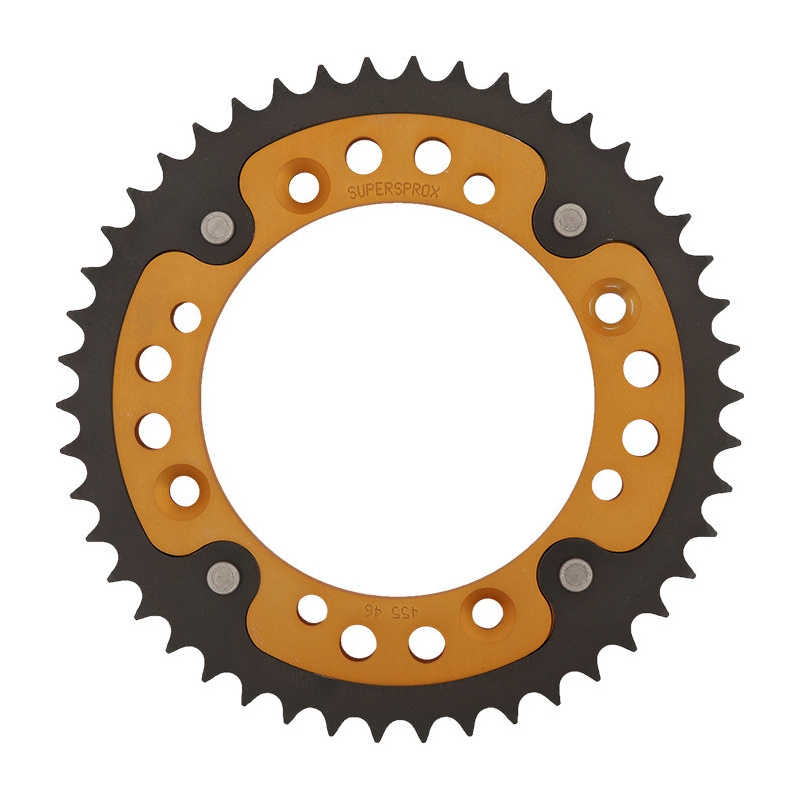 Rear sprocket SUPERSPROX STEALTH gold 46T, 420