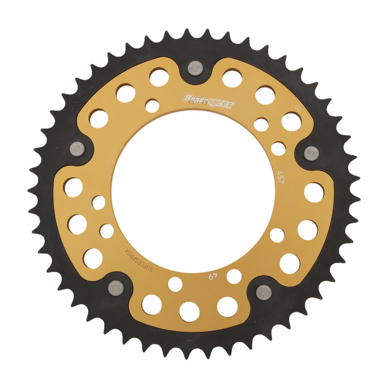 Rear sprocket SUPERSPROX STEALTH gold 49T, 420