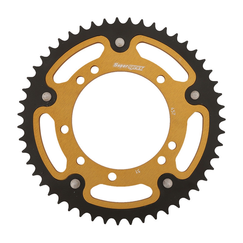 Rear sprocket SUPERSPROX STEALTH gold 51T, 420