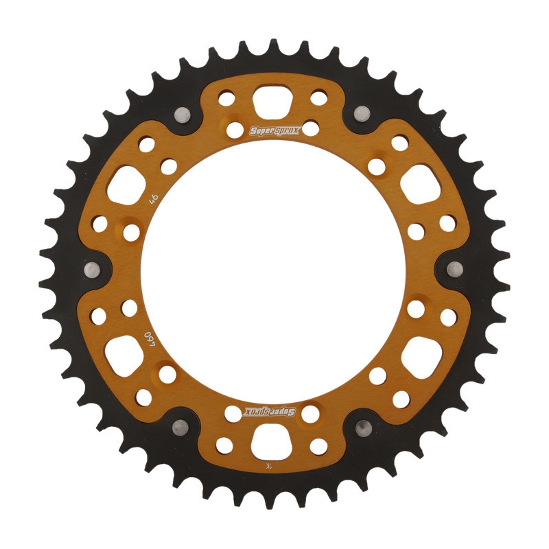 Rear sprocket SUPERSPROX STEALTH gold 46T, 520