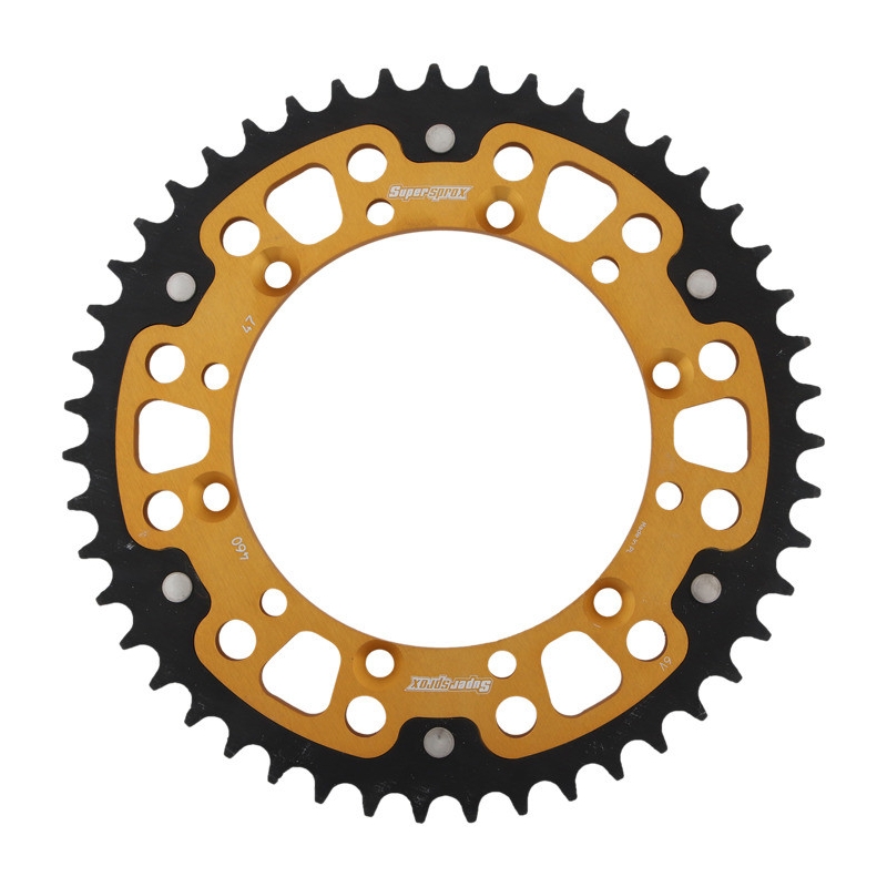 Rear sprocket SUPERSPROX STEALTH gold 47T, 520