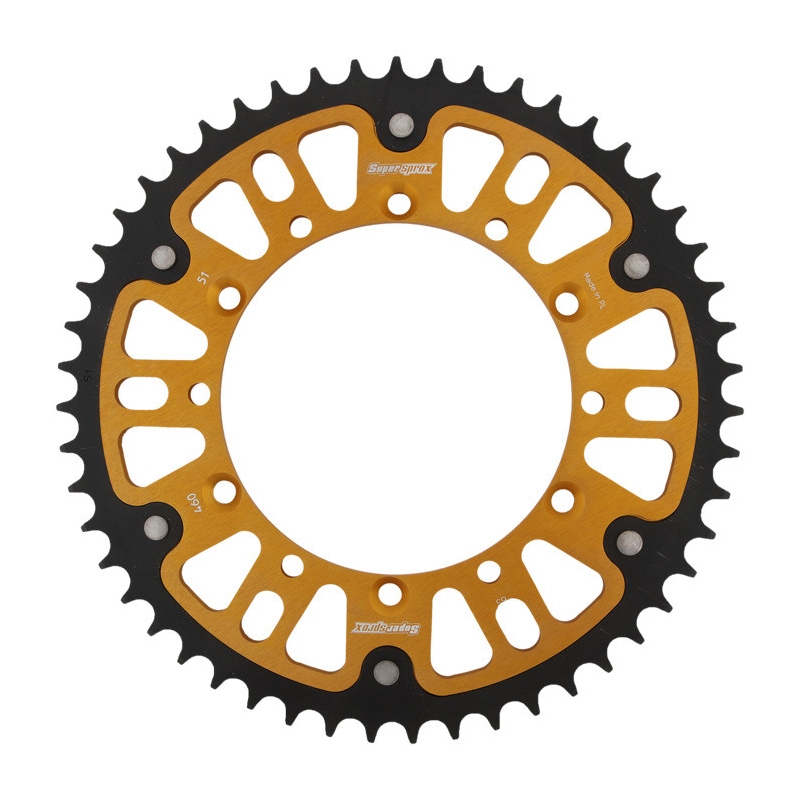 Rear sprocket SUPERSPROX STEALTH gold 51T, 520
