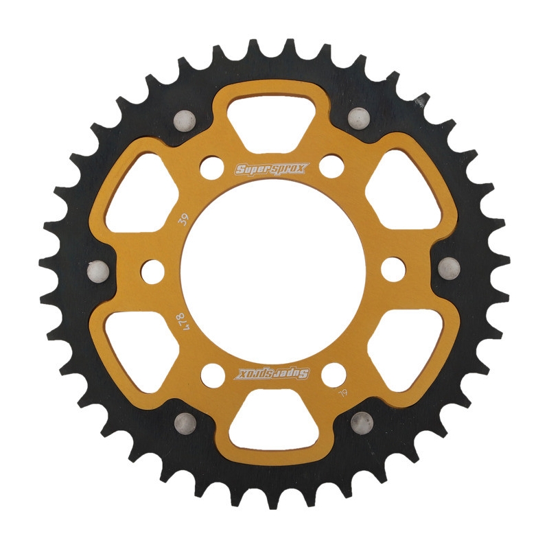 Rear sprocket SUPERSPROX STEALTH gold 39T, 520