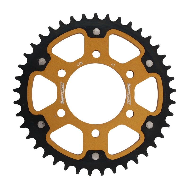 Rear sprocket SUPERSPROX STEALTH gold 41T, 520