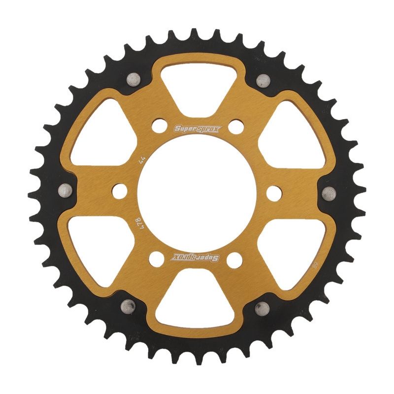 Rear sprocket SUPERSPROX STEALTH gold 44T, 520