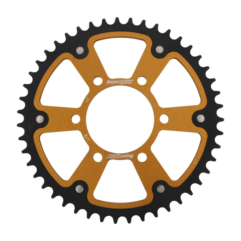 Rear sprocket SUPERSPROX STEALTH gold 47T, 520